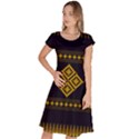 Abstract Antique Architecture Art Artistic Artwork Classic Short Sleeve Dress View1