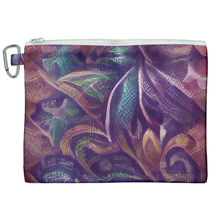 Abstract African Art Art Backdrop Background Canvas Cosmetic Bag (XXL)