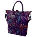 Abstract African Art Art Backdrop Background Buckle Top Tote Bag View1