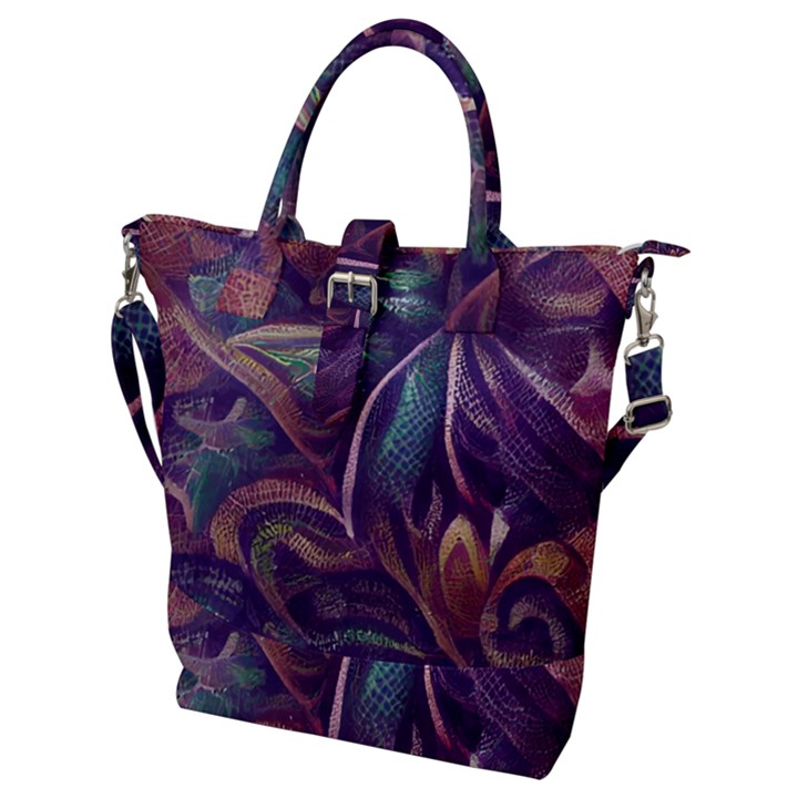 Abstract African Art Art Backdrop Background Buckle Top Tote Bag