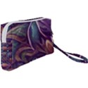 Abstract African Art Art Backdrop Background Wristlet Pouch Bag (Small) View2