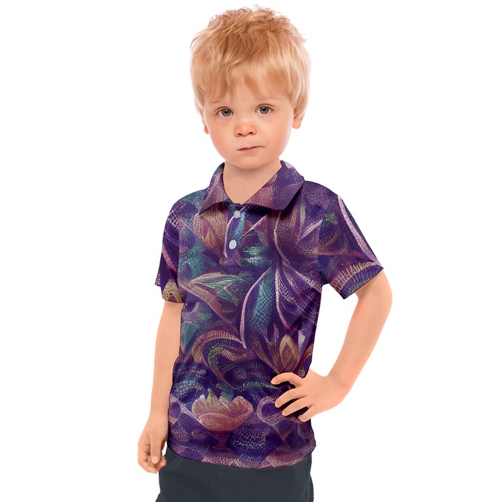 Abstract African Art Art Backdrop Background Kids  Polo Tee