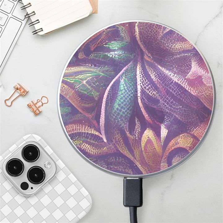 Abstract African Art Art Backdrop Background Wireless Fast Charger(White)