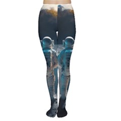 Ai Generated Space Astronaut Universe Moon Earth Tights by Ravend