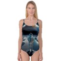 Ai Generated Space Astronaut Universe Moon Earth Camisole Leotard  View1