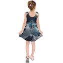 Ai Generated Space Astronaut Universe Moon Earth Kids  Sleeveless Dress View2