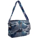 Ai Generated Space Astronaut Universe Moon Earth Courier Bag View1