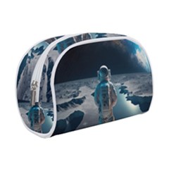 Ai Generated Space Astronaut Universe Moon Earth Make Up Case (small) by Ravend