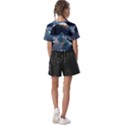 Ai Generated Space Astronaut Universe Moon Earth Kids  Basic Tee View2