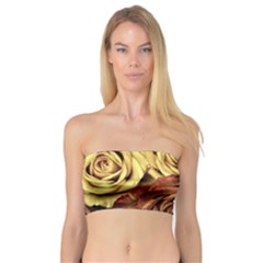 Flowers Roses Plant Bloom Blossom Bandeau Top by Ravend