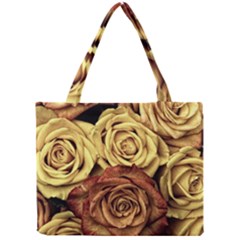 Flowers Roses Plant Bloom Blossom Mini Tote Bag by Ravend