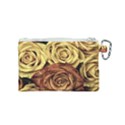 Flowers Roses Plant Bloom Blossom Canvas Cosmetic Bag (Small) View2