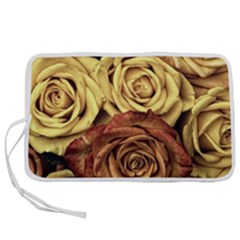 Flowers Roses Plant Bloom Blossom Pen Storage Case (l) by Ravend