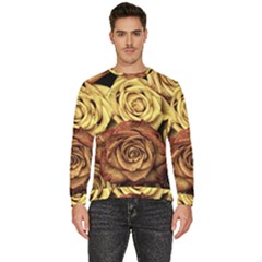 Flowers Roses Plant Bloom Blossom Men s Fleece Sweatshirt by Ravend