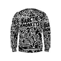 Arctic Monkeys Digital Wallpaper Pattern No People Creativity Kids  Sweatshirt