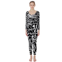 Arctic Monkeys Digital Wallpaper Pattern No People Creativity Long Sleeve Catsuit by Sudhe