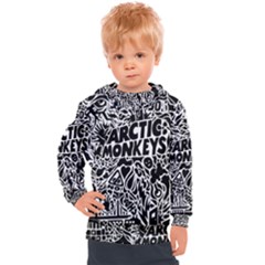 Arctic Monkeys Digital Wallpaper Pattern No People Creativity Kids  Hooded Pullover by Sudhe