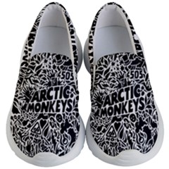 Arctic Monkeys Digital Wallpaper Pattern No People Creativity Kids Lightweight Slip Ons by Sudhe