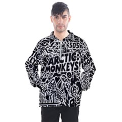 Arctic Monkeys Digital Wallpaper Pattern No People Creativity Men s Half Zip Pullover