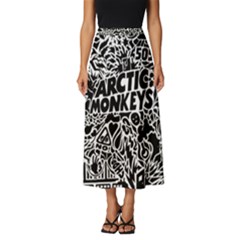 Arctic Monkeys Digital Wallpaper Pattern No People Creativity Classic Midi Chiffon Skirt