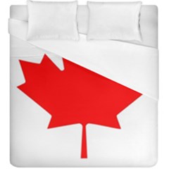 Canada Flag Canadian Flag View Duvet Cover (king Size) by Ravend