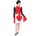 Canada Flag Canadian Flag View Plunge Pinafore Dress View2