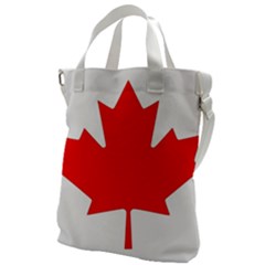 Canada Flag Canadian Flag View Canvas Messenger Bag by Ravend