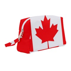 Canada Flag Canadian Flag View Wristlet Pouch Bag (medium) by Ravend