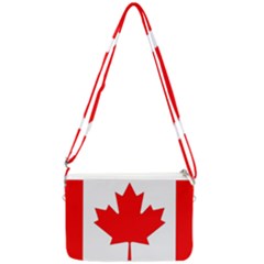 Canada Flag Canadian Flag View Double Gusset Crossbody Bag by Ravend