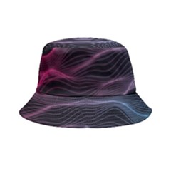 Abstract Wave Digital Design Space Energy Fractal Bucket Hat by Ravend