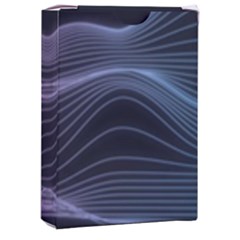 Abstract Wave Digital Design Space Energy Fractal Playing Cards Single Design (rectangle) With Custom Box