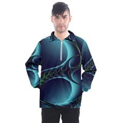 Fractal Abstract Art Artwork Design Wallpaper Men s Half Zip Pullover by Ravend