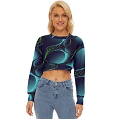 Fractal Abstract Art Artwork Design Wallpaper Lightweight Long Sleeve Sweatshirt by Ravend