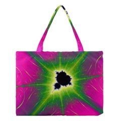 Fractal Art Math Abstract Artwork Pink Magenta Medium Tote Bag by Ravend