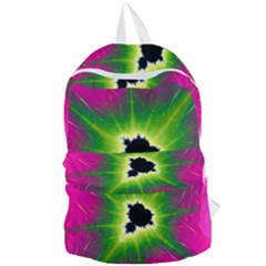 Fractal Art Math Abstract Artwork Pink Magenta Foldable Lightweight Backpack by Ravend