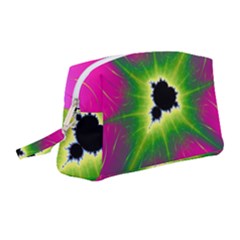 Fractal Art Math Abstract Artwork Pink Magenta Wristlet Pouch Bag (medium) by Ravend