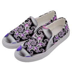 Background Fractal Annotation Sample Fantasy Men s Canvas Slip Ons by Ravend