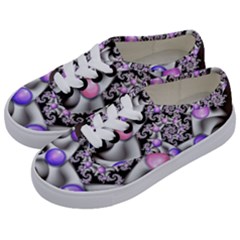 Background Fractal Annotation Sample Fantasy Kids  Classic Low Top Sneakers by Ravend