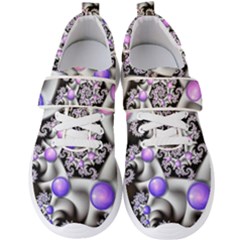 Background Fractal Annotation Sample Fantasy Men s Velcro Strap Shoes by Ravend