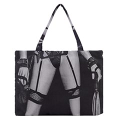 Bdsm Erotic Concept Graphic Poster Zipper Medium Tote Bag by dflcprintsclothing