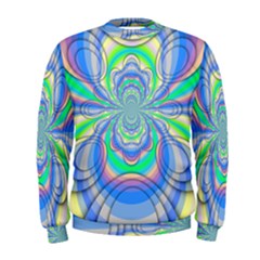 Fractal Geometry Mathematics Gradient Ovals Math Men s Sweatshirt by Ravend