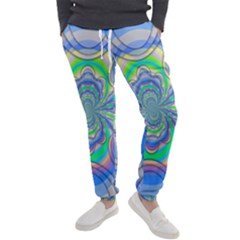 Fractal Geometry Mathematics Gradient Ovals Math Men s Jogger Sweatpants by Ravend