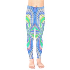 Fractal Geometry Mathematics Gradient Ovals Math Kids  Leggings by Ravend