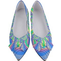 Fractal Geometry Mathematics Gradient Ovals Math Women s Bow Heels by Ravend