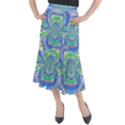 Fractal Geometry Mathematics Gradient Ovals Math Midi Mermaid Skirt View1