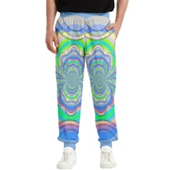 Fractal Geometry Mathematics Gradient Ovals Math Men s Elastic Waist Pants by Ravend