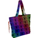 Rainbow Grid Form Abstract Background Graphic Drawstring Tote Bag View2