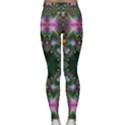 Kaleidoscope Digital Kaleidoscope Fractal Mirrored Lightweight Velour Classic Yoga Leggings View2