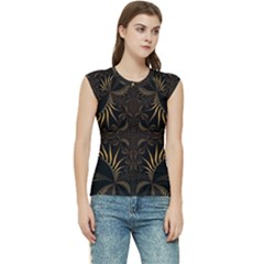 Fractal Symmetry Symmetrical Art Artwork Women s Raglan Cap Sleeve Tee by Ravend