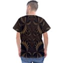 Fractal Symmetry Symmetrical Art Artwork Men s V-Neck Scrub Top View2